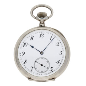 Swiss 999 silver anker chronometer by an apprentice Circa 1920