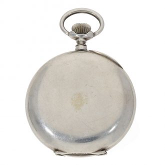 Swiss 999 silver anker chronometer by an apprentice Circa 1920