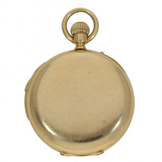 Swiss 18 carat gold exquisite watch with repeater Circa 1868