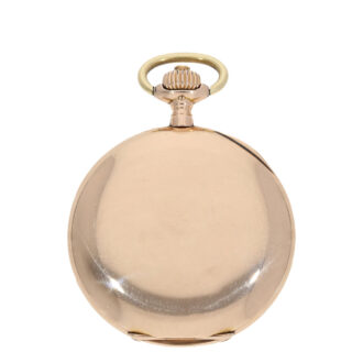 German 14 carat gold full hunter cased pocket watch Circa 1906