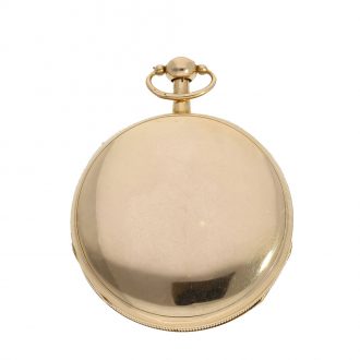 Swiss 18 carat gold watch with four automata Circa 1820