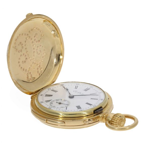 French 18 carat gold exquisite à goutte watch with repeater Circa 1875 French 18 carat gold exquisite à goutte watch with repeater Circa 1875