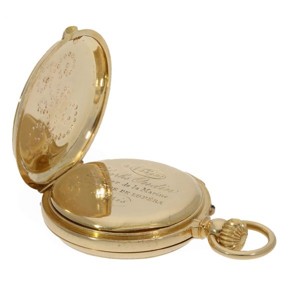 French 18 carat gold exquisite à goutte watch with repeater Circa 1875 French 18 carat gold exquisite à goutte watch with repeater Circa 1875