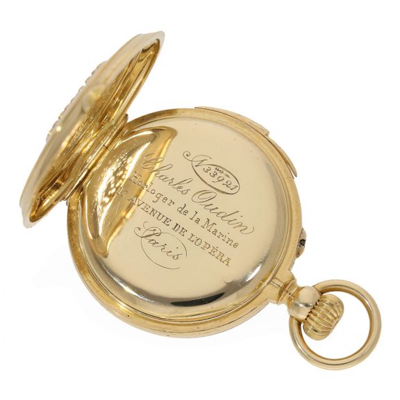 French 18 carat gold exquisite à goutte watch with repeater Circa 1875 French 18 carat gold exquisite à goutte watch with repeater Circa 1875