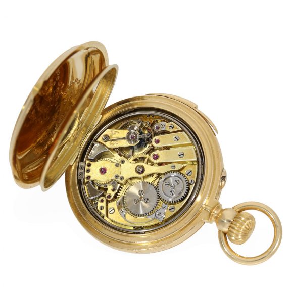 French 18 carat gold exquisite à goutte watch with repeater Circa 1875 French 18 carat gold exquisite à goutte watch with repeater Circa 1875