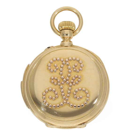 French 18 carat gold exquisite à goutte watch with repeater Circa 1875 French 18 carat gold exquisite à goutte watch with repeater Circa 1875