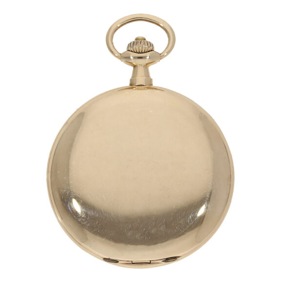 German 14 carat gold hunter case lever watch Circa 1913 German 14 carat gold hunter case lever watch Circa 1913