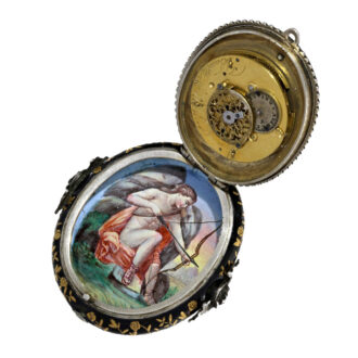 Swiss big neo-renaissance pendant watch early 19th century