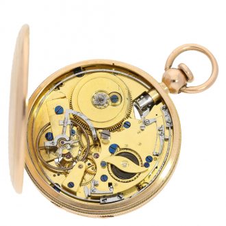 French watch with ‘hanging’ cylinder escapement in manner of Breguet Circa 1810