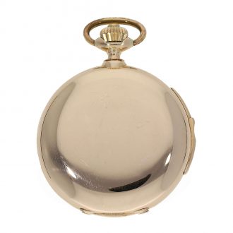 Swiss 14 carat gold à goutte watch with minute repeater Circa 1900