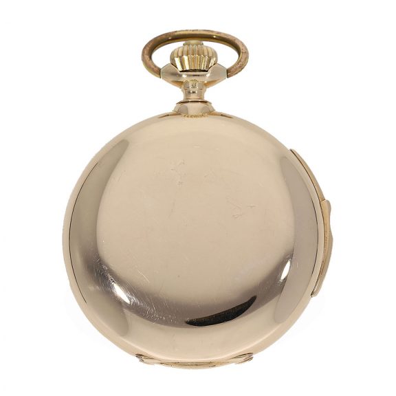Swiss 14 carat gold à goutte watch with minute repeater Circa 1900 Swiss 14 carat gold à goutte watch with minute repeater Circa 1900