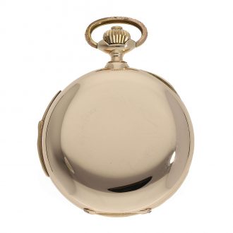 Swiss 14 carat gold à goutte watch with minute repeater Circa 1900