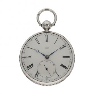 English silver cased spring detent chronometer Circa 1832