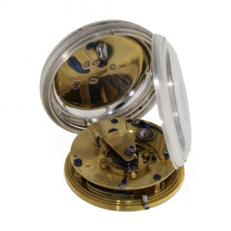 English silver cased spring detent chronometer Circa 1832