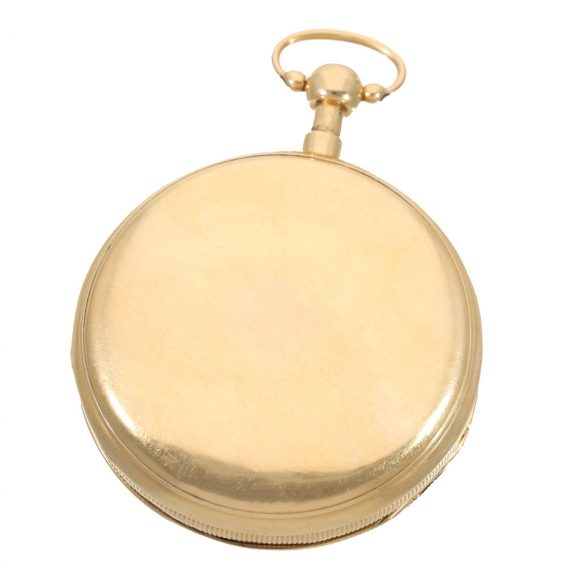 Swiss 18 carat gold watch with four automata Circa 1810 Swiss 18 carat gold watch with four automata Circa 1810