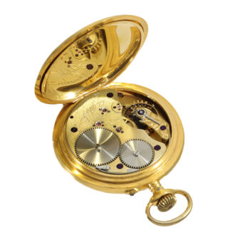 German early 18K gold quality 1A precision watch Circa 1872