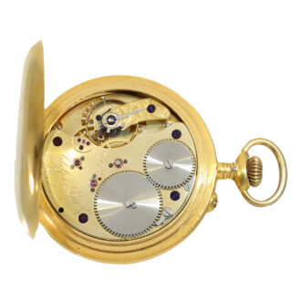 German early 18K gold quality 1A precision watch Circa 1872