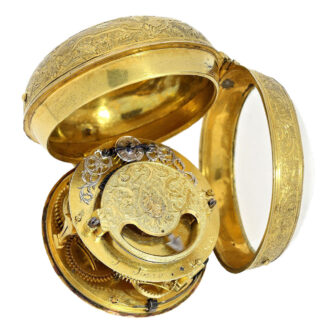 French Louis XIV Oignon with central winding Circa 1691