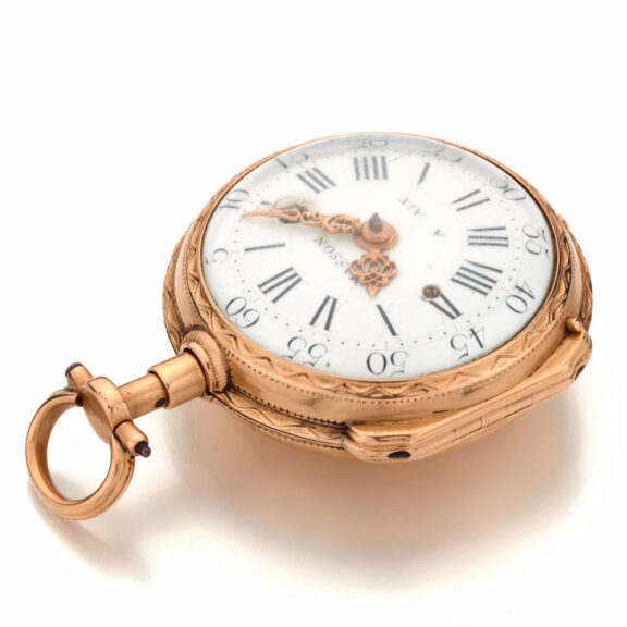 French gold à toc quarter repeating watch Circa 1760 French gold à toc quarter repeating watch Circa 1760