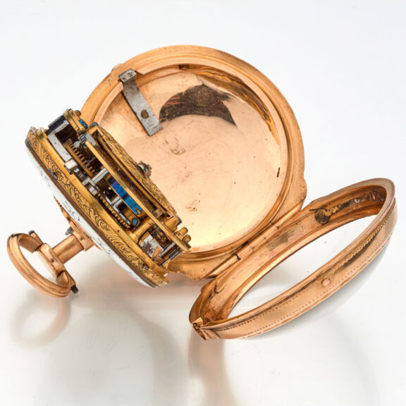 French gold à toc quarter repeating watch Circa 1760 French gold à toc quarter repeating watch Circa 1760