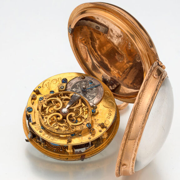 French gold à toc quarter repeating watch Circa 1760 French gold à toc quarter repeating watch Circa 1760