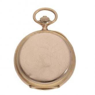 German 14 carat pink gold hunting cased lever watch Circa 1905
