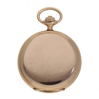German 14 carat pink gold hunting cased lever watch Circa 1905