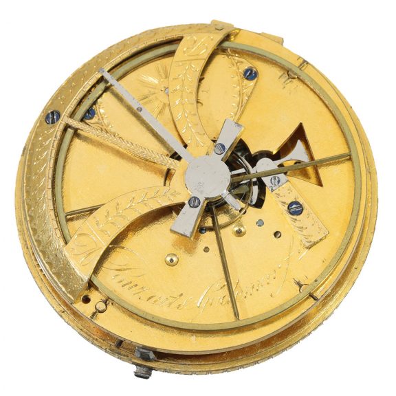 Swiss 18 carat gold watch with jumping seconds Circa 1790 Swiss 18 carat gold watch with jumping seconds Circa 1790