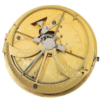 Swiss 18 carat gold watch with jumping seconds Circa 1790