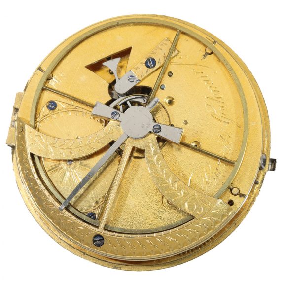 Swiss 18 carat gold watch with jumping seconds Circa 1790 Swiss 18 carat gold watch with jumping seconds Circa 1790