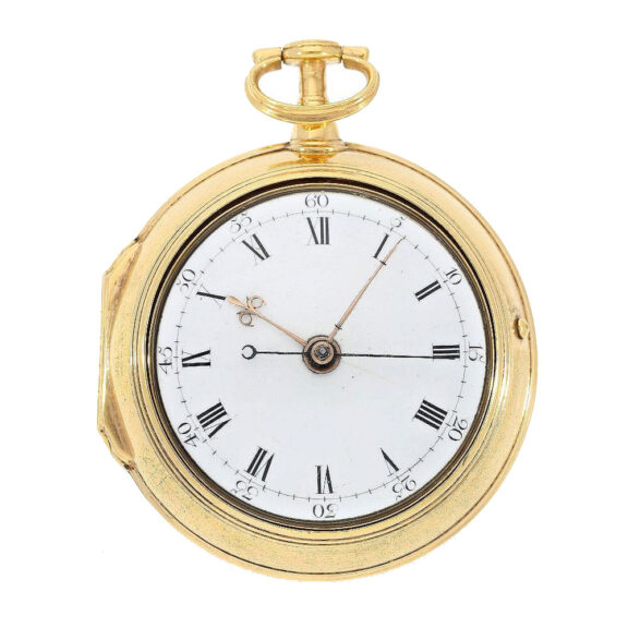 English cylinder watch with center seconds Circa 1770-1792 English cylinder watch with center seconds Circa 1770-1792