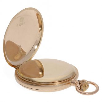 Fine German 14 Carat gold full hunter cased watch Circa 1910 Fine German 14 Carat gold full hunter cased watch Circa 1910