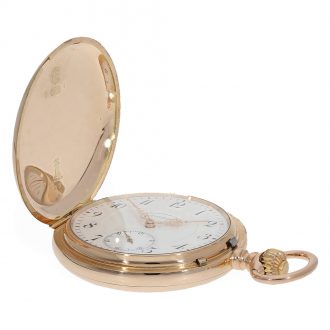 Fine German 14 Carat gold full hunter cased watch Circa 1910 Fine German 14 Carat gold full hunter cased watch Circa 1910