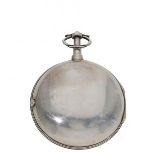 English silver chronometer with experimental escapement Circa 1780