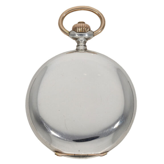 German silver hunting cased large precision watch Circa 1910 German silver hunting cased large precision watch Circa 1910