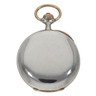 German silver hunting cased large precision watch Circa 1910