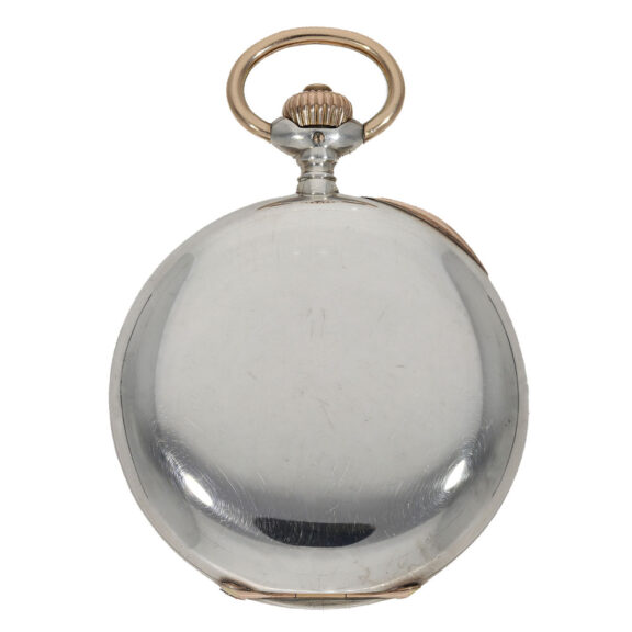 German silver hunting cased large precision watch Circa 1910 German silver hunting cased large precision watch Circa 1910