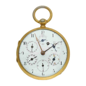 Swiss astronomical pocket watch with perpetual calendar Circa 1790
