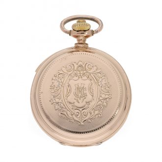 18 Carat gold à goutte watch with hour and quarter repeater Circa 1890