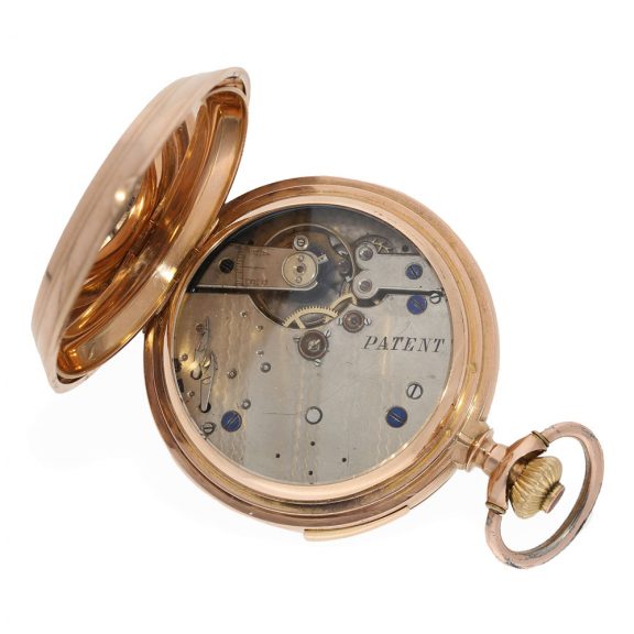 18 Carat gold à goutte watch with hour and quarter repeater Circa 1890 18 Carat gold à goutte watch with hour and quarter repeater Circa 1890