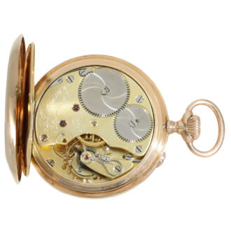 German 14K gold open faced precision watch Circa 1900