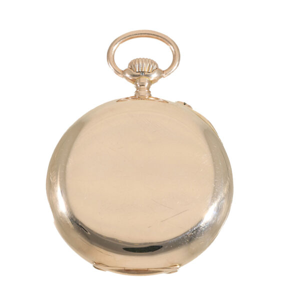 German 14K gold open faced precision watch Circa 1900 German 14K gold open faced precision watch Circa 1900