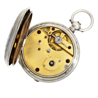 English enamel pocket watch for Chinese market Circa 1869