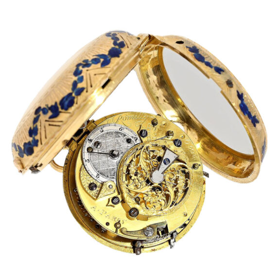 French gold repeater à toc verge watch Circa 1750 French gold repeater à toc verge watch Circa 1750
