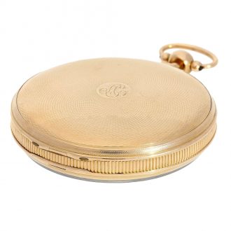 French 18 carat pink gold minute repeating cylinder watch Circa 1810