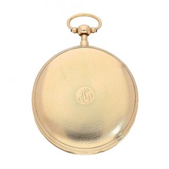 French 18 carat pink gold minute repeating cylinder watch Circa 1810