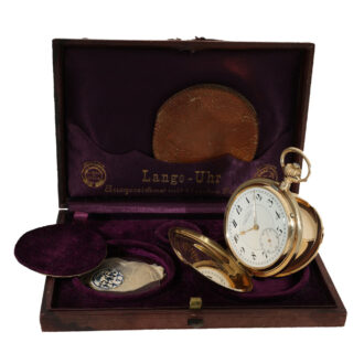 German gold precision watch in original sales box Circa 1920 German gold precision watch in original sales box Circa 1920