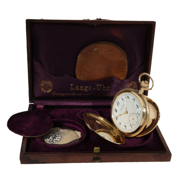 German gold precision watch in original sales box Circa 1920 German gold precision watch in original sales box Circa 1920