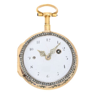 French gold repeater decorated with stones Circa 1780