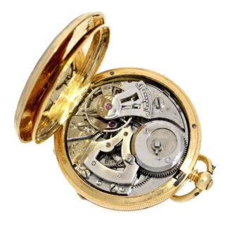 Swiss gold ladies watch with center seconds Circa 1820-1830